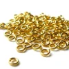 100 anneaux 3 mm dorés