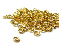 100 anneaux 3 mm dorés