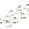 10 anneaux 5mm - flash argent 925