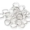 20 anneaux 4mm - flash argent 925