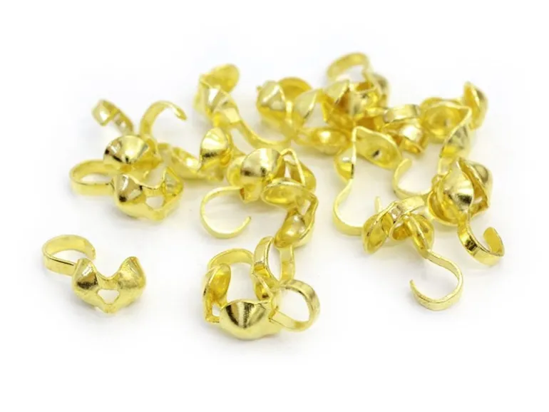 10 cache-noeuds dorés à l'or fin - Taille L