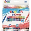 24 crayons de couleur bicolores - soit 48 couleurs - Carioca