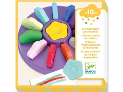 12 crayons fleurs pour les petits - Formes ergonomiques
