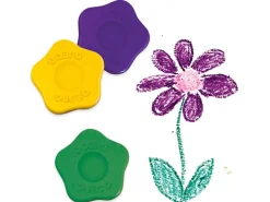 12 crayons fleurs pour les petits - Formes ergonomiques