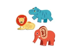 62 Gommettes Stickers Bébé - Animaux de la savane - Djeco