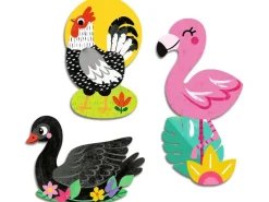 62 gommettes stickers Bébé - Oiseaux - Djeco