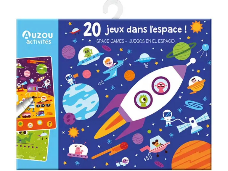 20 Jeux dans l'espace - Auzou