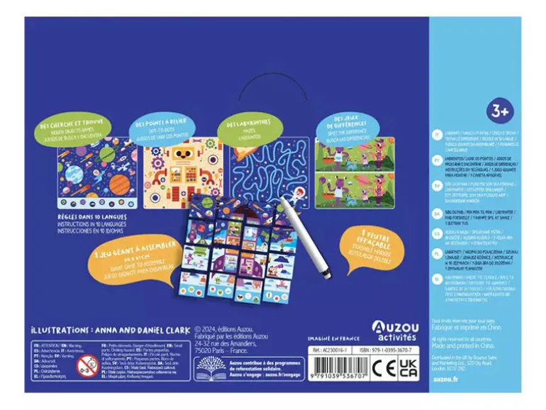 20 Jeux dans l'espace - Auzou