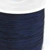 1 m de fil de jade / fil nylon tressé 1 mm - bleu nuit