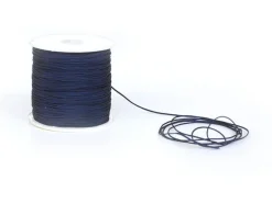 1 m de fil de jade / fil nylon tressé 1 mm - bleu nuit
