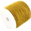 1 m de fil de jade / fil nylon tressé 0,5 mm - moutarde