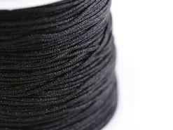 1 m de fil de jade / fil nylon tressé 1 mm - noir
