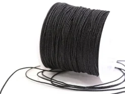 1 m de fil de jade / fil nylon tressé 1 mm - noir