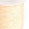 1 m de fil de jade / fil nylon tressé 1 mm - rose chair
