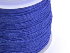 1 m de fil de jade / fil nylon tressé 1 mm - bleu roi