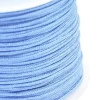 1 m de fil de jade / fil nylon tressé 1 mm - bleu ciel