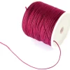 1 m de fil de jade / fil nylon tressé 0,5 mm - bordeaux