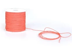 1 m de fil de jade / fil nylon tressé 1 mm - corail