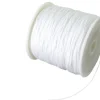 1 m de fil de jade / fil nylon tressé 0,5 mm - blanc