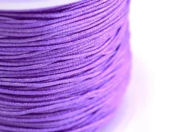 1 m de fil de jade / fil nylon tressé 1 mm - mauve