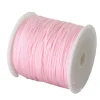 1 m de fil de jade / fil nylon tressé 0,5 mm - rose