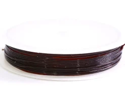 5 m de fil élastique 0,8 mm - chocolat