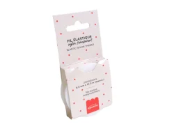 12,5 m de fil élastique nylon 0,5 mm - Transparent