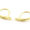 1 paire de boucles d'oreilles dormeuses - couleur or