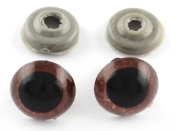 10 paires d'yeux de sécurité à clipser pour peluches ou amigurumi - 8 mm