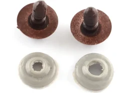 10 paires d'yeux de sécurité à clipser pour peluches ou amigurumi - 8 mm