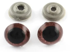 10 paires d'yeux de sécurité à clipser pour peluches ou amigurumi - 10 mm