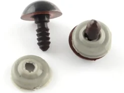 10 paires d'yeux de sécurité à clipser pour peluches ou amigurumi - 10 mm