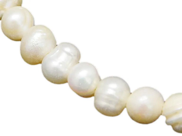 20 perles de culture - forme graine - 5 mm environ