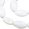 20 perles de culture - forme grain de riz - 7,5 x 4 mm