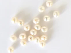 20 perles de culture - rondes- 6/7 mm