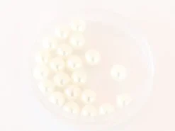 20 perles de nacre - 5 mm
