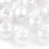 10 perles en plastique imitation perles de culture - 10 mm