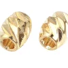 10 perles intercalaires - doré à l'or fin 18k - 4 x 3 mm