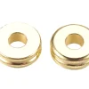 10 perles intercalaires - doré à l'or fin 24k - 6 x 2 mm