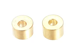 10 perles intercalaires - doré à l'or fin 18k - 2,5 x 2 mm