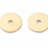 20 perles intercalaires heishi - Doré à l'or fin 18k - 6 x 0,5 mm
