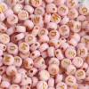 200 perles lettres dorées – Saumon Pâle