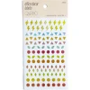 3 planches de stickers - formes holographiques 1