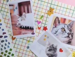 3 planches de stickers - formes holographiques 2
