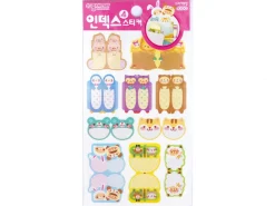 4 planches de stickers - marqueurs de pages