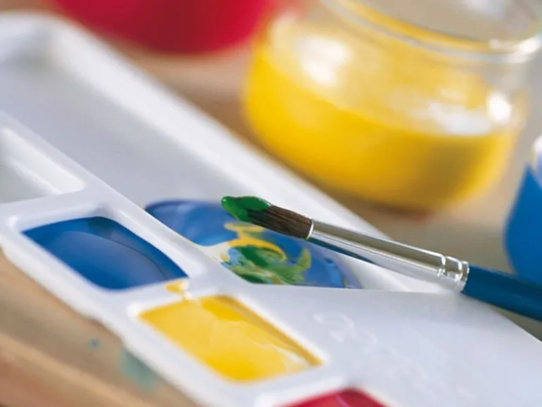4 pots de gouache primaire primacolor