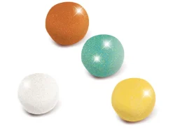 4 pots de pâte à modeler pailletées