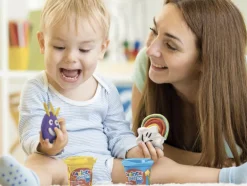 3 pots de pâte à modeler pour bébés et enfants - babydo