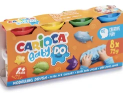8 pots de pâte à modeler pour bébés et enfants - babydo