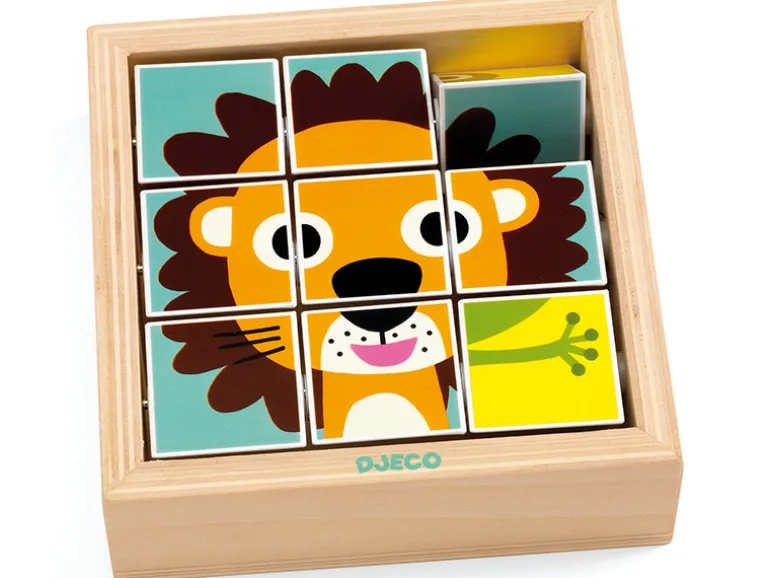 3 puzzles en bois - Tournanimo - 9 pièces